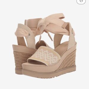 Ugg Womens Espadrille w/ Abbot Ankle Wrap